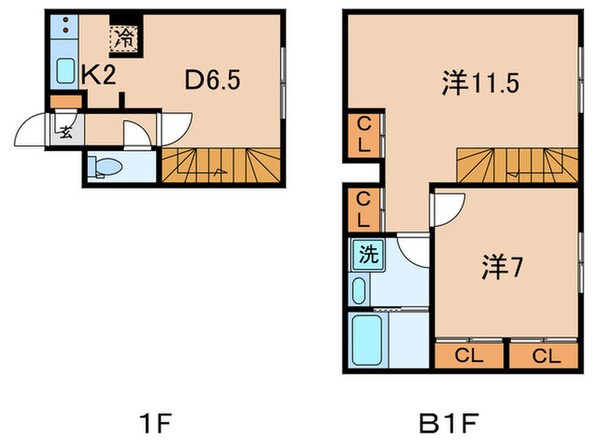 LEGALAND碑文谷の物件間取画像